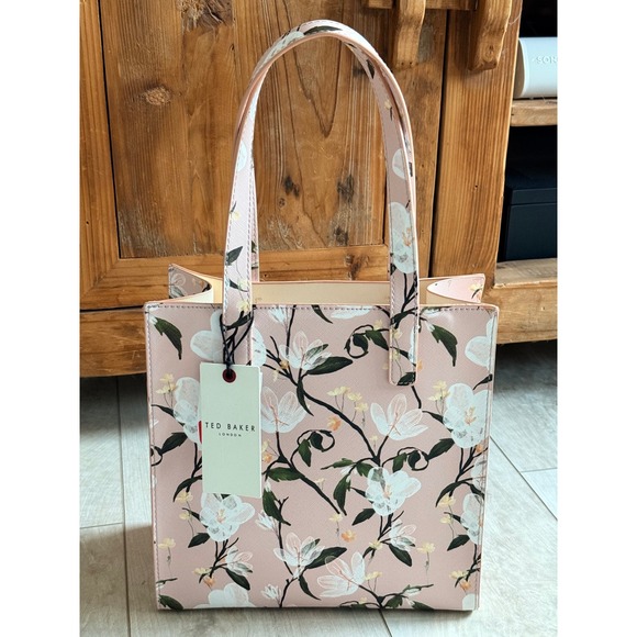Ted Baker Handbags - Ted Baker London "The Icon" Pink Floral Tote  Bag NWT